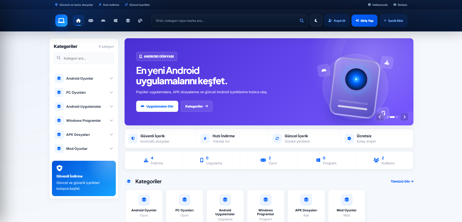 İndirivo v1 APK, Oyun, Program indirme ve Teknoloji Haberleri Yazılımı