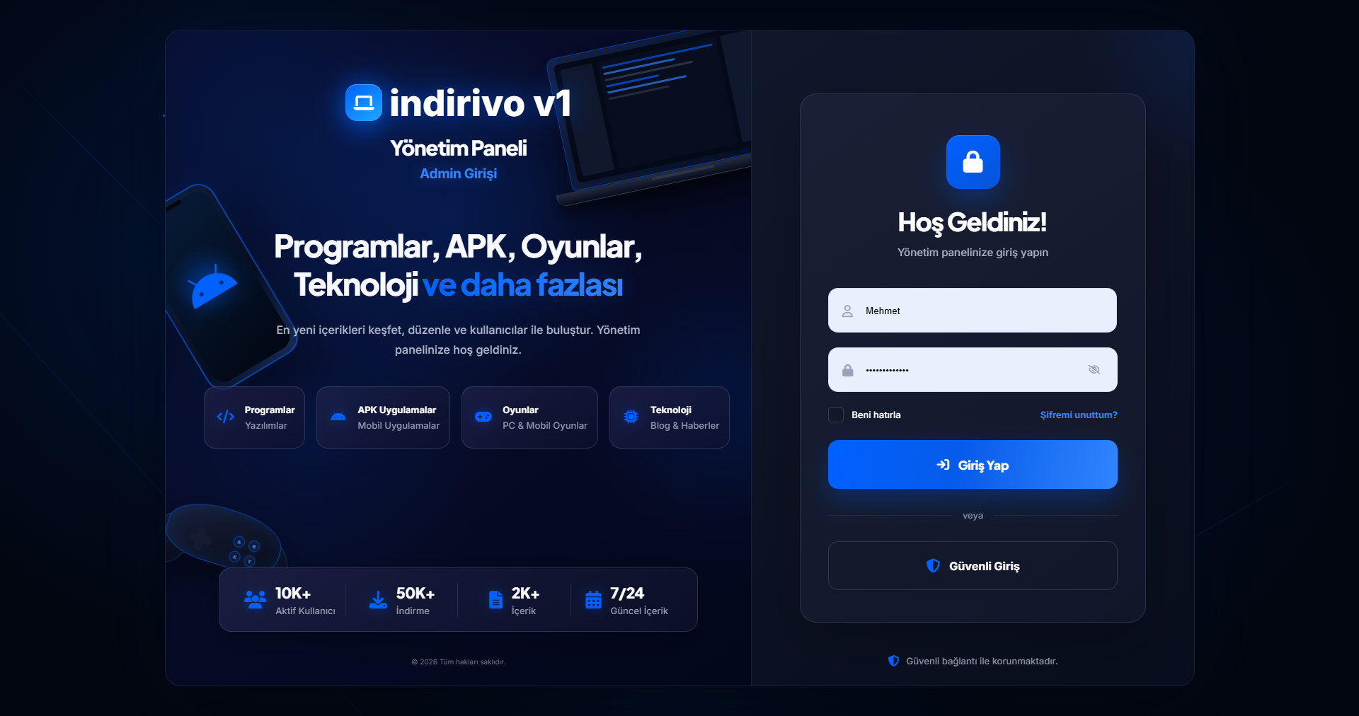 İndirivo v1 APK, Oyun, Program indirme ve Teknoloji Haberleri Yazılımı